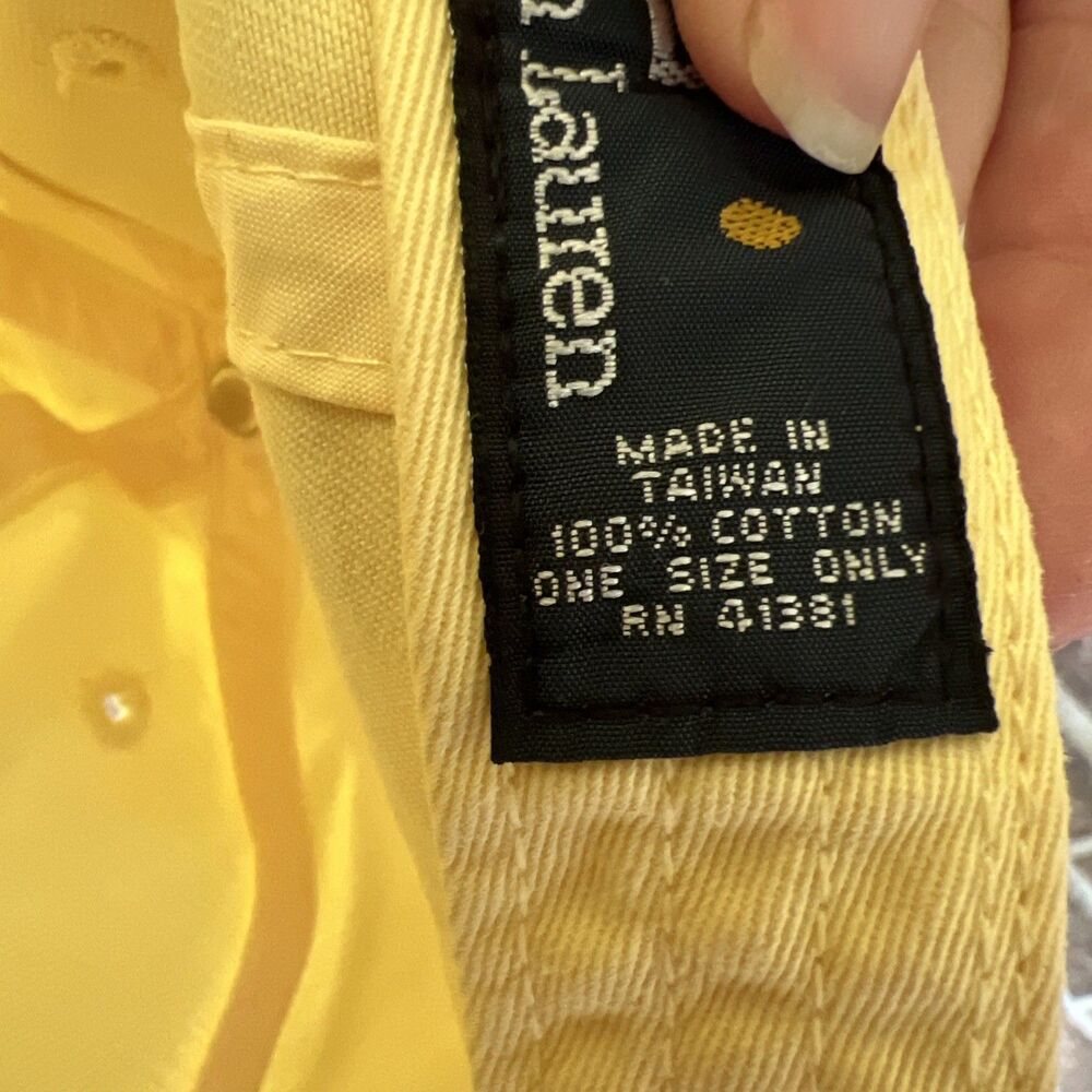 Polo Ralph Lauren Hat Cap Strap Back Light Yellow Small Pony Logo Embroidered - Picture 5 of 8